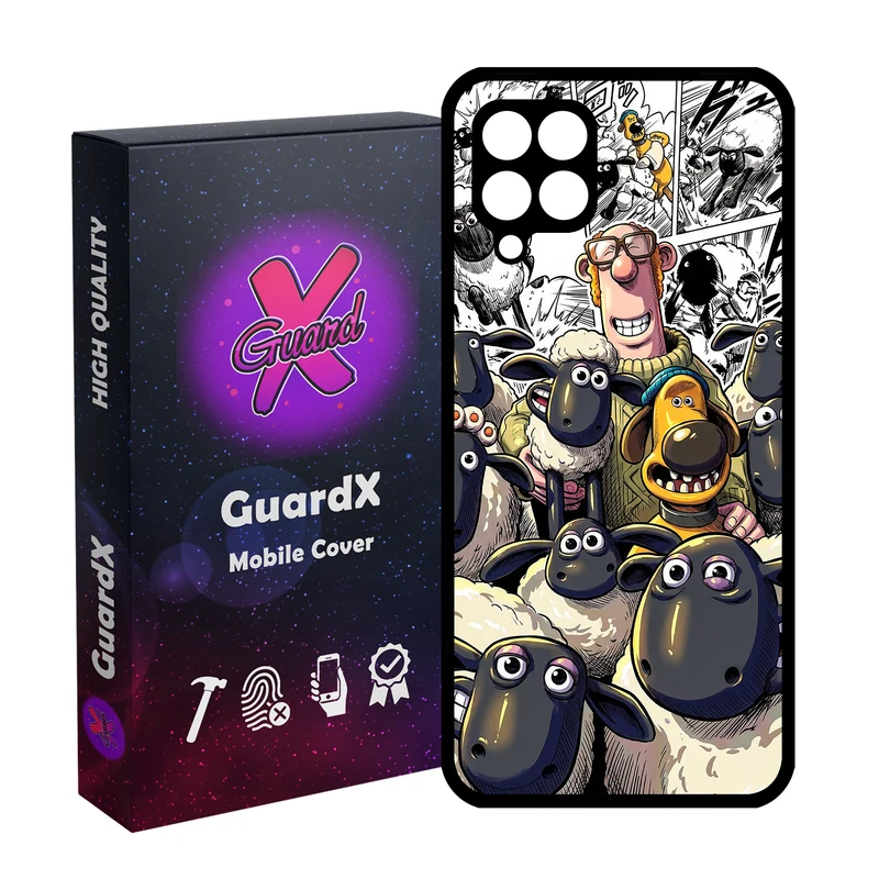 کاور گارد ایکس طرح بره ناقلا مدل 10898 مناسب برای گوشی موبایل سامسونگ Galaxy A12/M12/F12