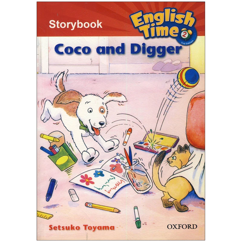کتاب داستان coco and digger اثر setsuko toyama انتشارات oxford 