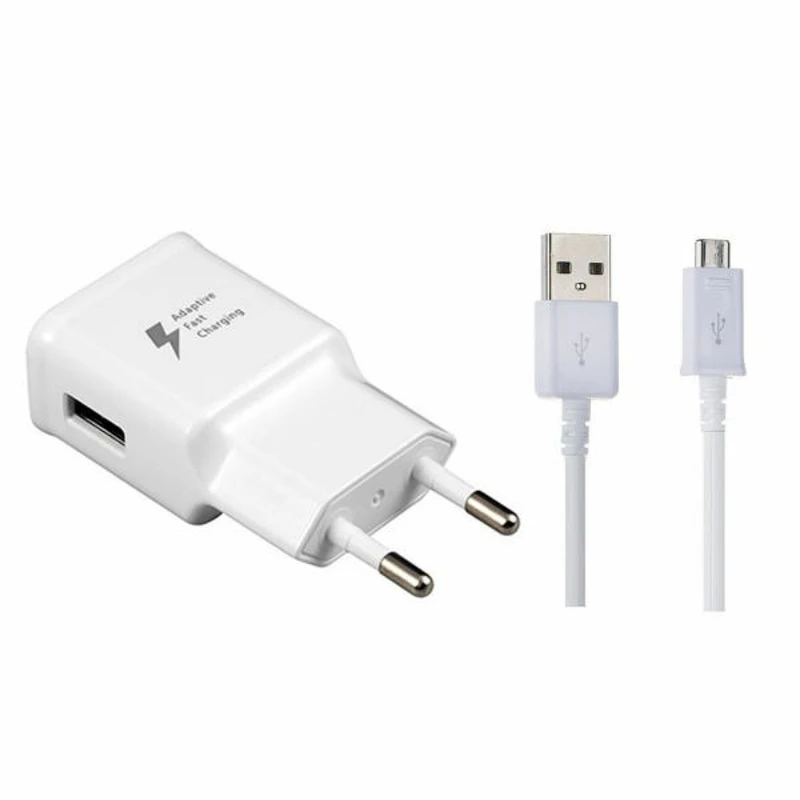 شارژر دیواری مدل sf01 به همراه کابل تبدیل microUSB