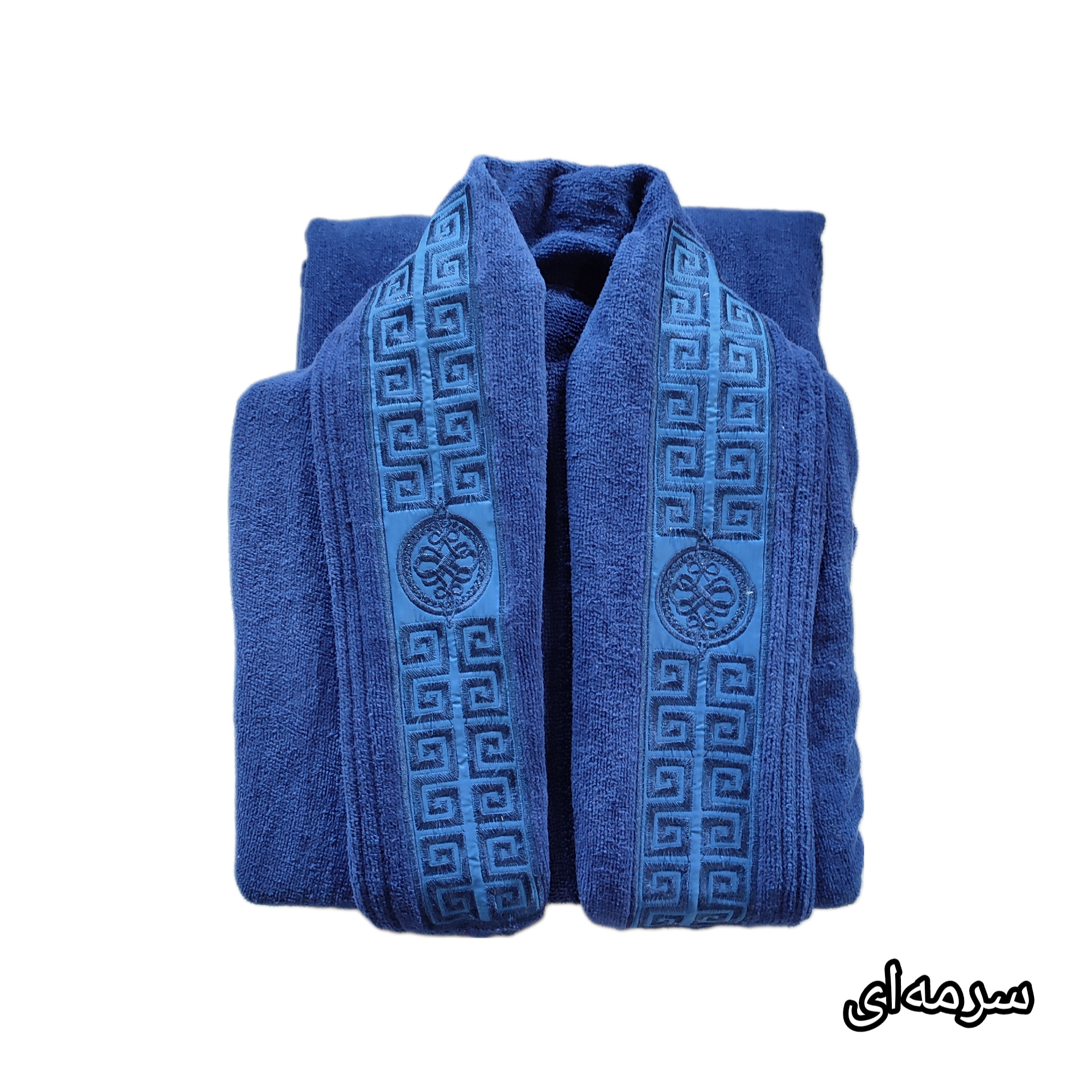 حوله پالتویی طرح تاج کد 204 سایز 125