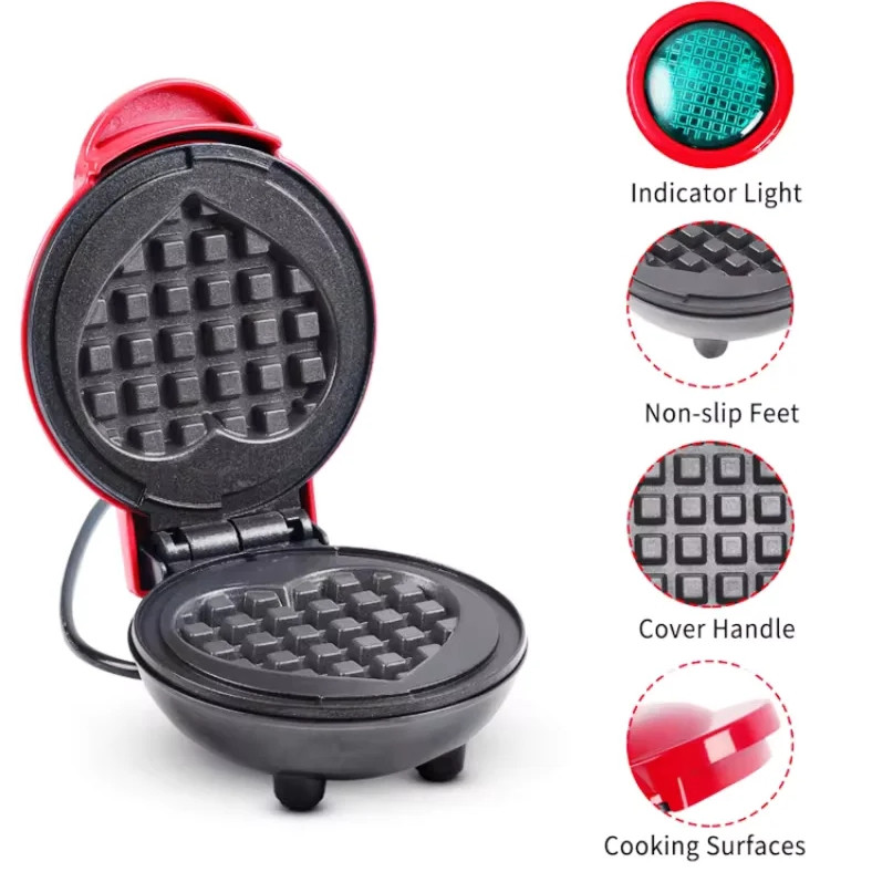 وافل ساز مدل feel good طرح قلب