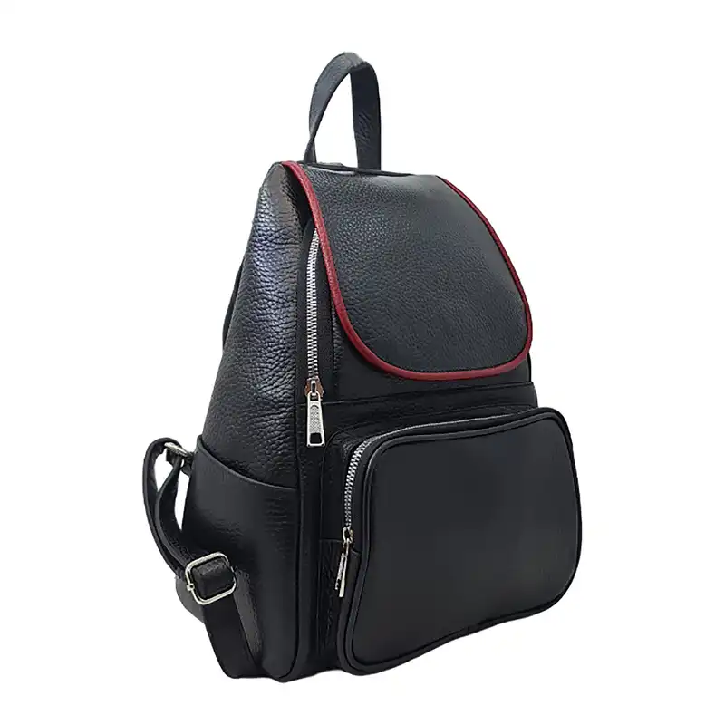 کوله پشتی زنانه مدل آریوس چرم طبیعی گاوی کد B-401