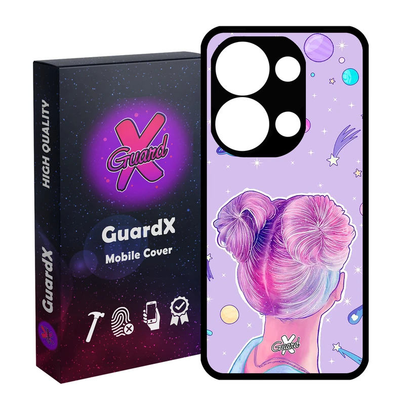 کاور گارد ایکس طرح Girl مناسب برای گوشی موبایل شیائومی Redmi Note 13 Pro 4G / Poco M6 Pro 4G