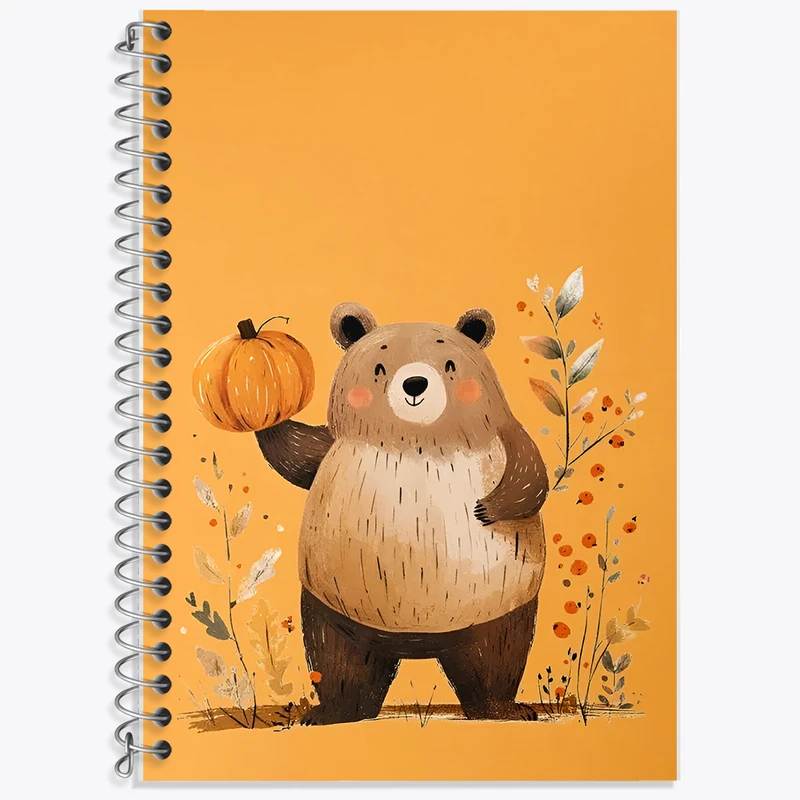 دفتر نت موسیقی 50 برگ خندالو طرح خرس بامزه کد F7305