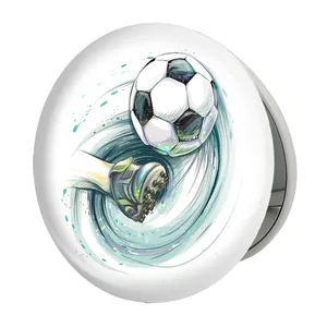 آینه جیبی خندالو طرح فوتبال Football مدل تاشو کد 25960 