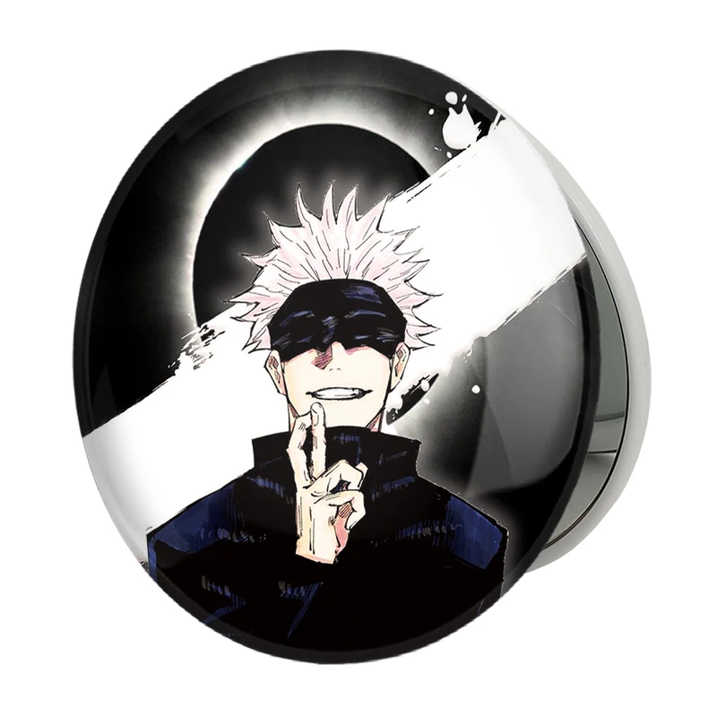 آینه جیبی خندالو طرح گوجو ساتورو انیمه جوجوتسو کایزن مدل تاشو کد 11085 