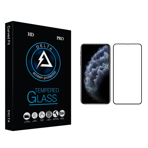 محافظ صفحه نمایش مات دلتا مدل HD مناسب برای گوشی موبایل اپل iPhone 11