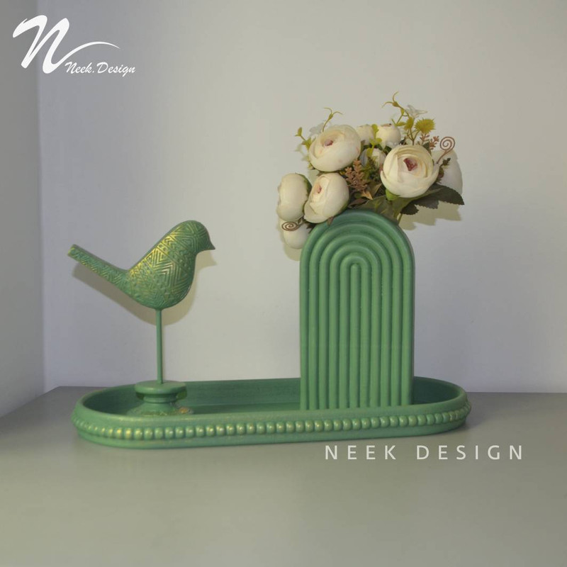 گلدان دکوری مدل رنگین کمان