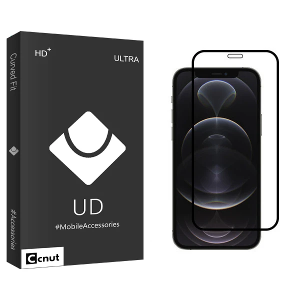 محافظ صفحه نمایش کوکونات مدل UD Black مناسب برای گوشی موبایل اپل iPhone 12