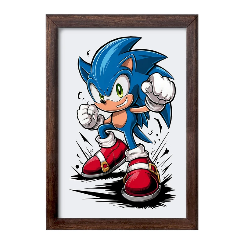 تابلو خندالو طرح سونیک (Sonic) کد F7939