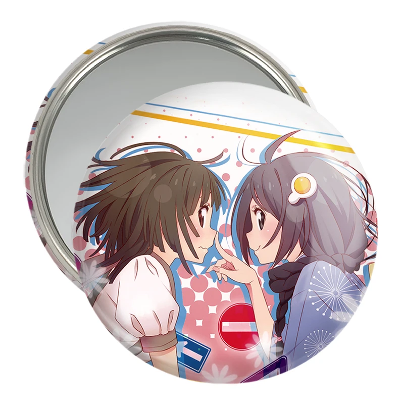 آینه جیبی خندالو مدل ناداکو و سوکیهی انیمه مونوگاتاری  کد 16228