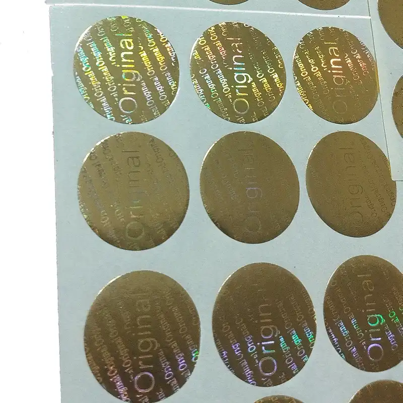 برچسب مدل هولوگرام اورجینال طرح دایره بسته 144 عددی