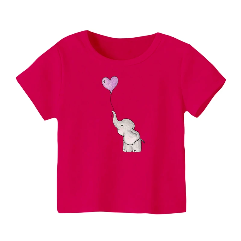 تی شرت آستین کوتاه بچگانه مدل فیل کد ۱۹