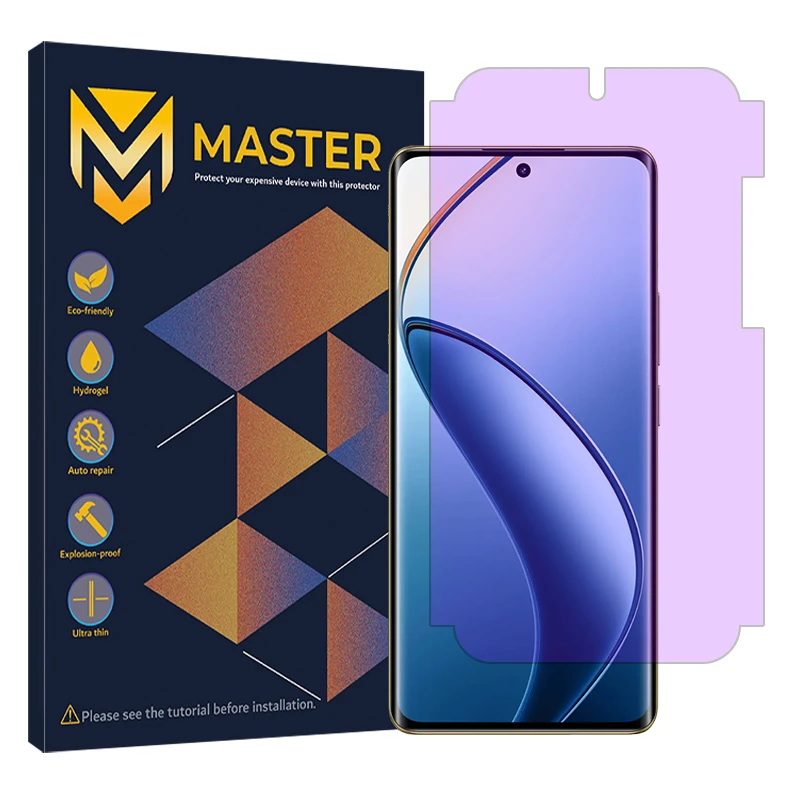 محافظ صفحه نمایش آنتی پرپل مستر مدل Eye Care مناسب برای گوشی موبایل ریلمی 12 Pro Plus