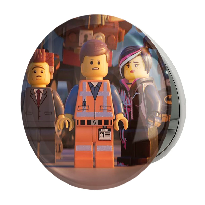 آینه جیبی خندالو طرح انیمیشن لگو LEGO مدل تاشو کد 3765 