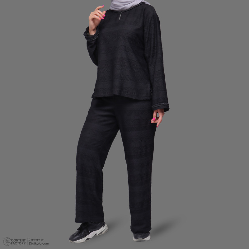 ست بلوز و شلوار زنانه سایو مدل موج ست بلوز و شلوار زنانه سایو مدل موج