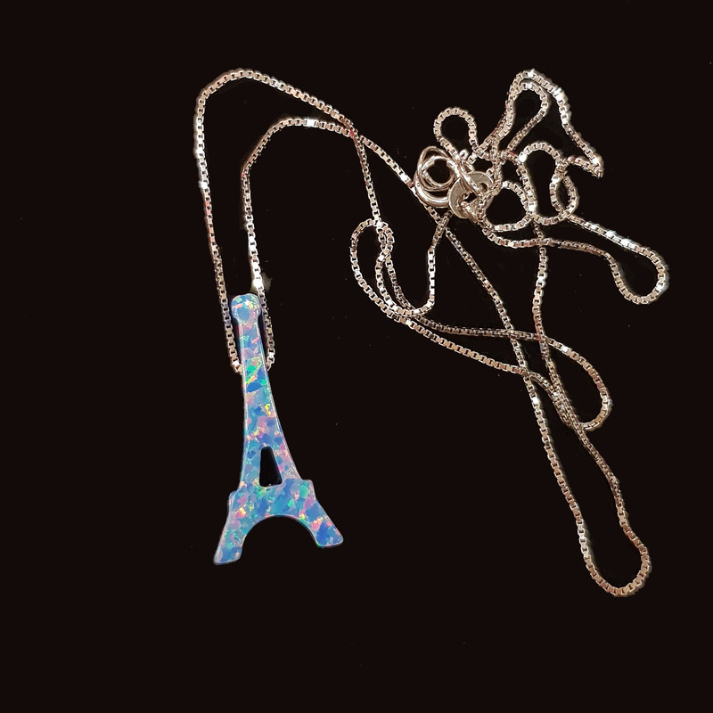 گردنبند دخترانه مدل برج ایفل گردنبند دخترانه مدل برج ایفل