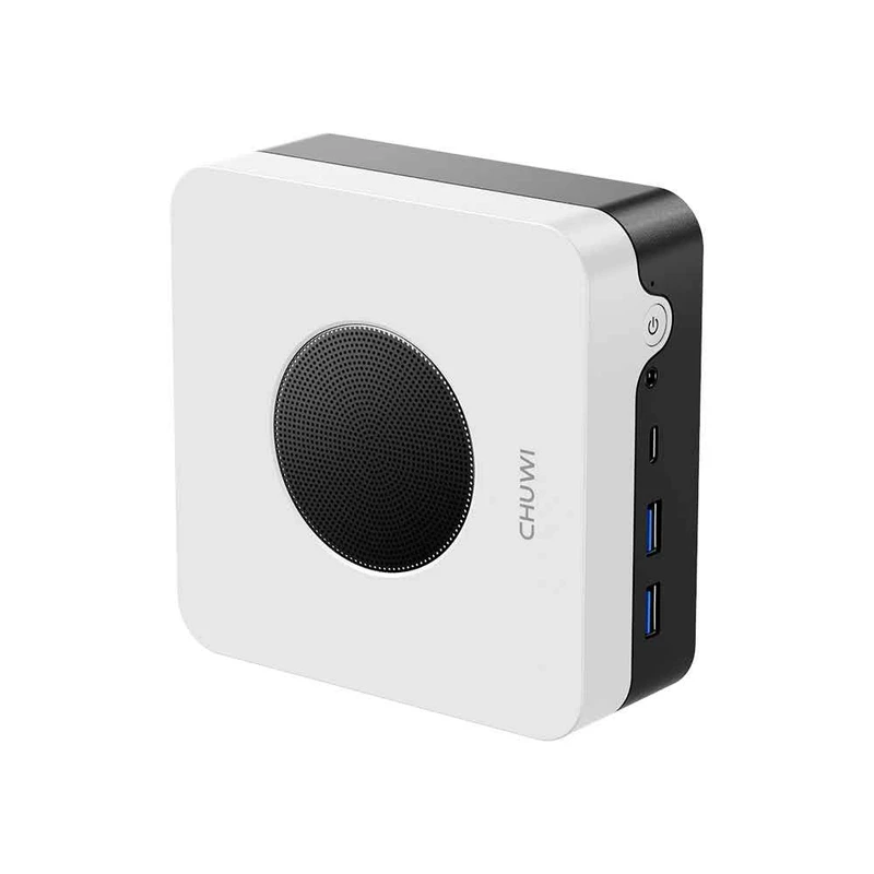 کامپیوتر کوچک چووی مدل Chuwi Mini Pc LarkBox X N100 با پردازنده N-Series N100 حافظه SSD با ظرفیت 16 گیگابایت رم DDR4 با ظرفیت 12 گیگابایت پردازنده گرافیکی Intel