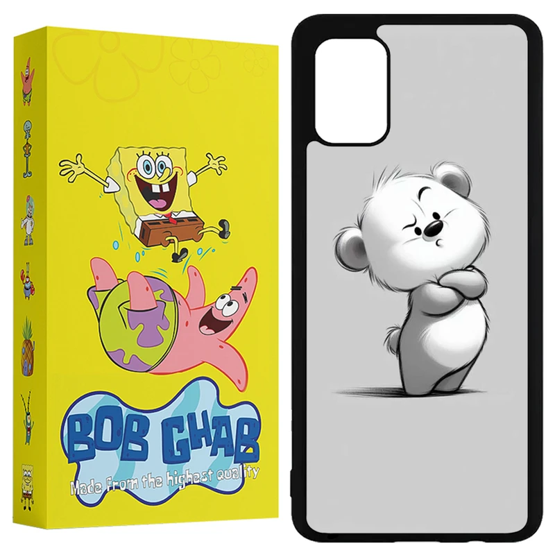 کاور باب قاب طرح خرس مدل BCPA51 مناسب برای گوشی موبایل سامسونگ Galaxy A51 4G / A51 5G