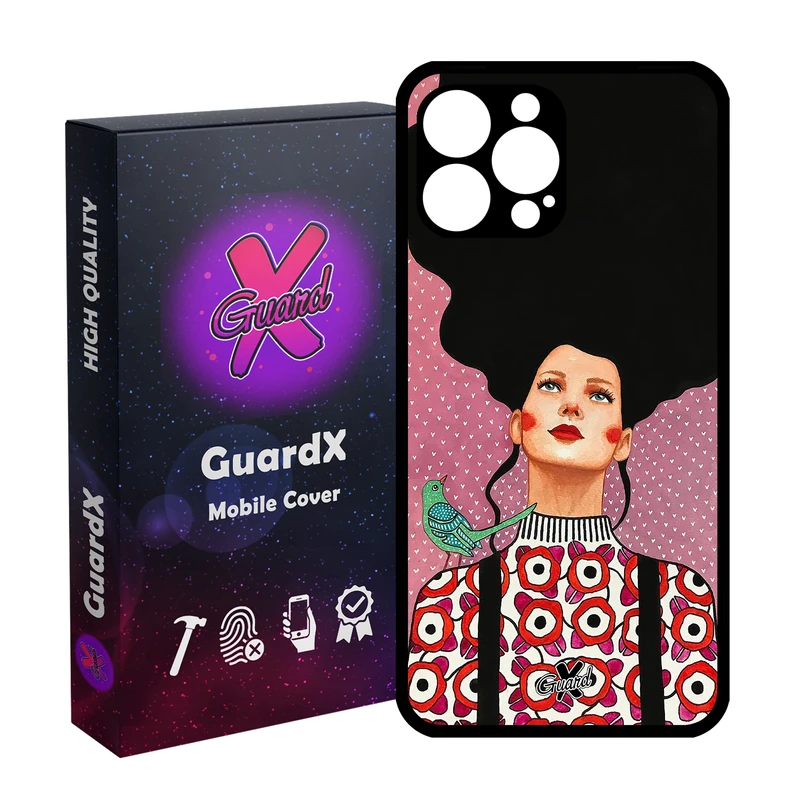 کاور گارد ایکس طرح دختر مدل Glass10139 مناسب برای گوشی موبایل اپل iPhone 13 Pro Max