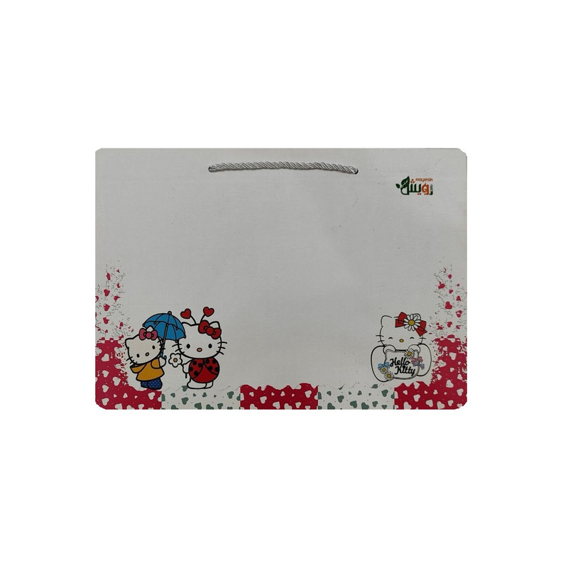 تخته وایت برد رویش مدل m.d.f طرح کیتی کد 007 سایز 24x34 سانتی متر