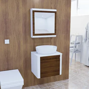 ست کابینت و روشویی مدل lux1150 به همراه آینه و باکس