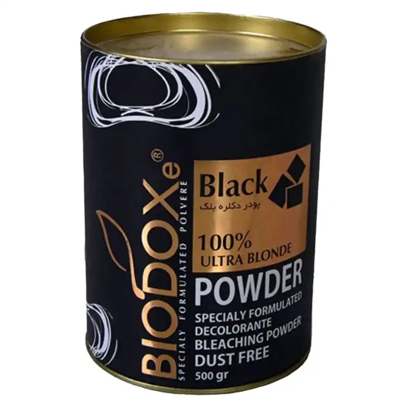 پودر دکلره بیوداکس مدل BK وزن 500 گرم رنگ مشکی