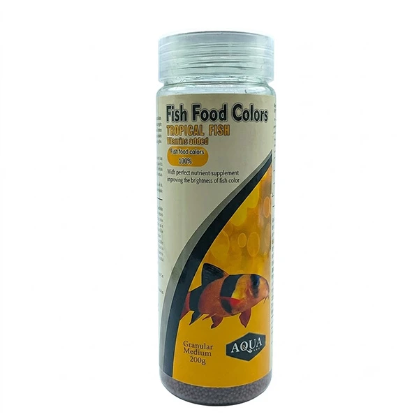 غذای ماهی آکوا مدل Tropical Fish-Medium Granular وزن 200 گرم