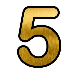 تابلو راهنما طرح اعداد لاتین مدل MO-T-5