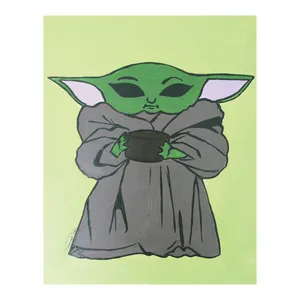 تابلو نقاشی طرح Baby Yoda کد 6