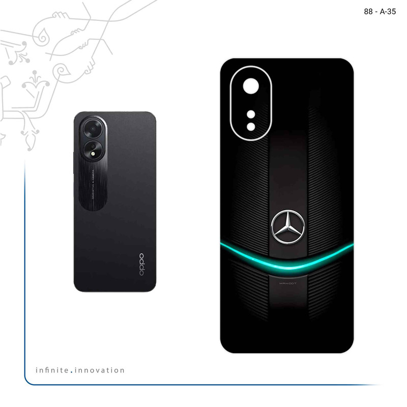 برچسب پوششی ماهوت مدل Mercedes_Benz مناسب برای گوشی موبایل اپو A38