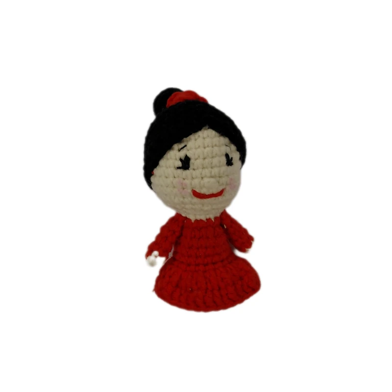 عروسک بافتنی مدل انگشتی مادر خانواده