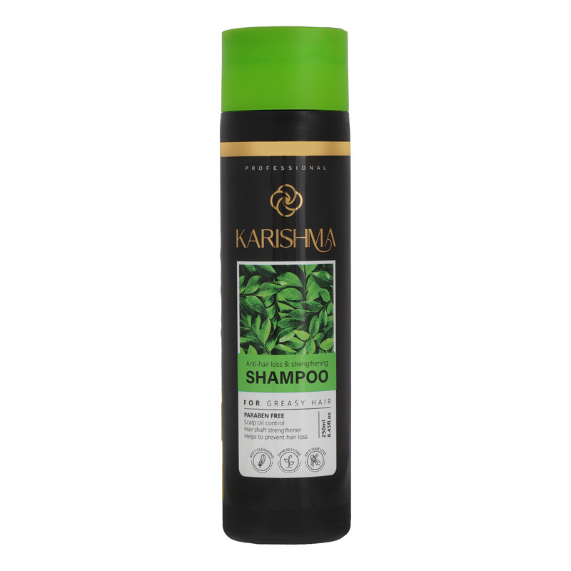 شامپو تقویت کننده و ضد ریزش مو کاریشما مدل Scalp Oil Control مناسب مو های چرب حجم ۲۵۰ میلی لیتر،تقویت کننده مو با خاصیت از بین برنده چربی مو و پوست سر،با کف کنندگی بالا
