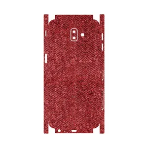 MAHOOT Fabric Texture 4-FullSkin Cover Sticker for Samsung Galaxy J6 Plus