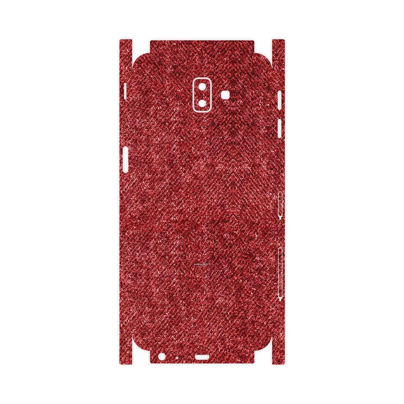 برچسب پوششی ماهوت مدل Fabric Texture 4-FullSkin مناسب برای گوشی موبایل سامسونگ Galaxy J6 Plus