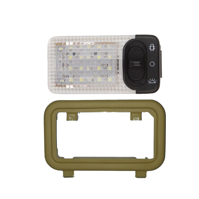 چراغ سقف عقب خودرو کالانیکس مدل LIGHT-SAMANDKRM-10841 طرح ال ای دی مناسب برای سمند به همراه قاب
