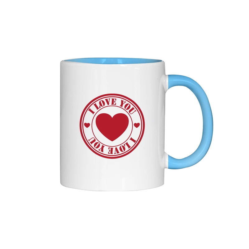 ماگ ژالینو طرح I Love You کد 001