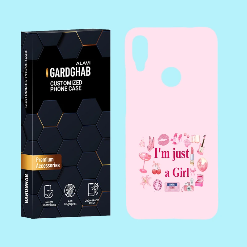 کاور گارد قاب علوی مدل دخترانه مناسب برای گوشی موبایل شیائومی Redmi note 7 / note 7 pro