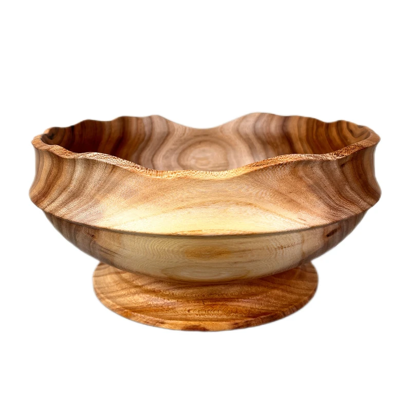 ظرف سرو چوبی مدل لی