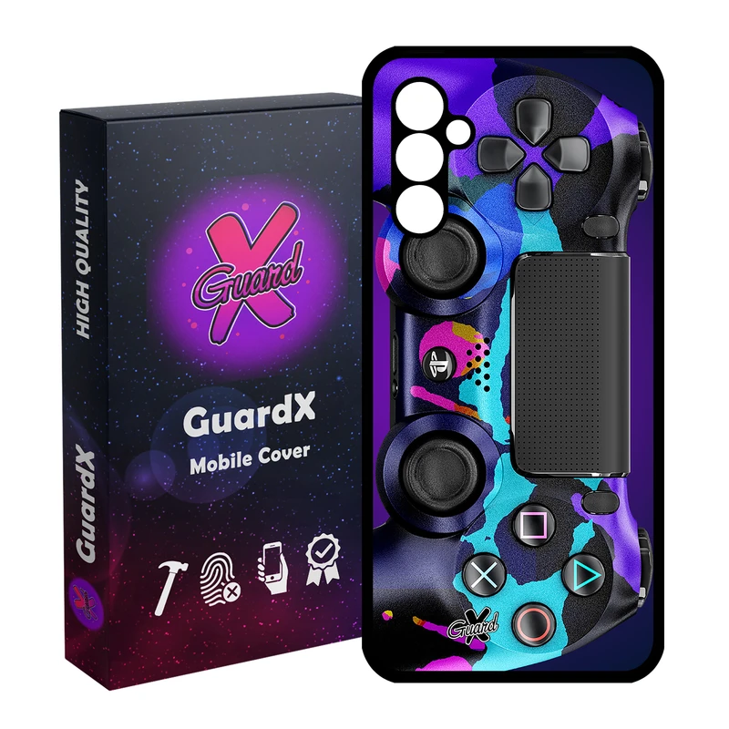 کاور گارد ایکس طرح PS4 Controller مدل Glass10089 مناسب برای گوشی موبایل سامسونگ Galaxy A24/A24 4G/M34 5G