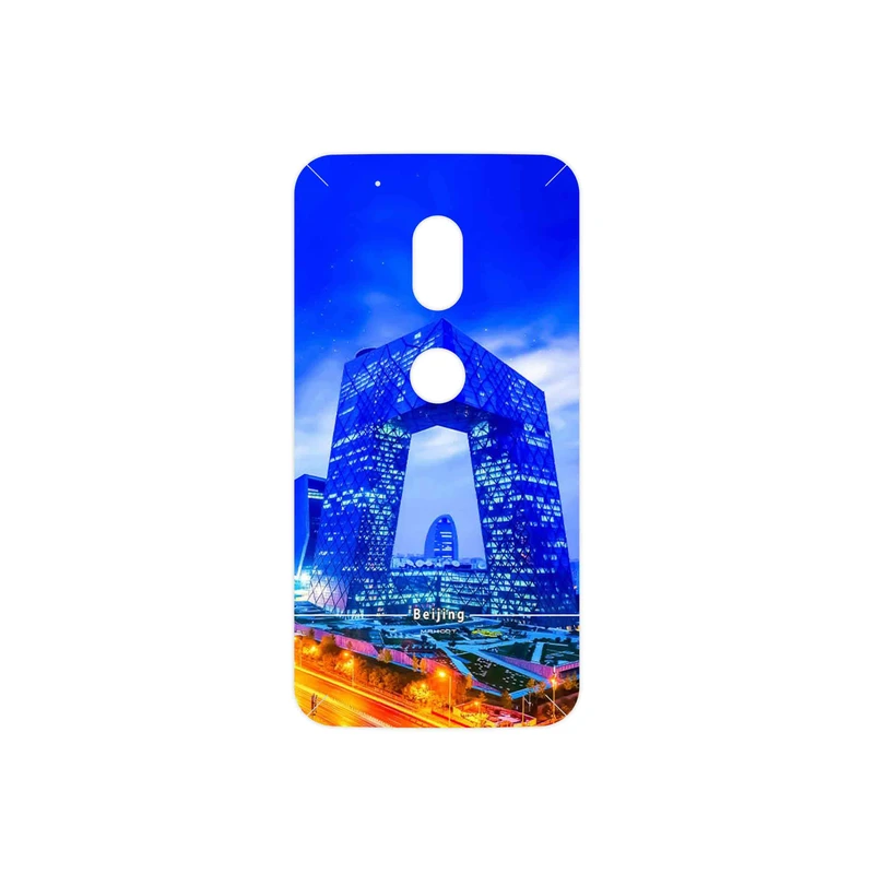 برچسب پوششی ماهوت مدل Beijing city مناسب برای گوشی موبایل موتورولا Moto G4 Play