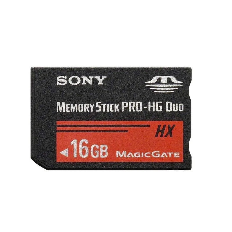 کارت حافظه Stick pro duo سونی مدل HX کلاس 10 استاندارد HG سرعت 70MB/S ظرفیت 16 گیگابایت