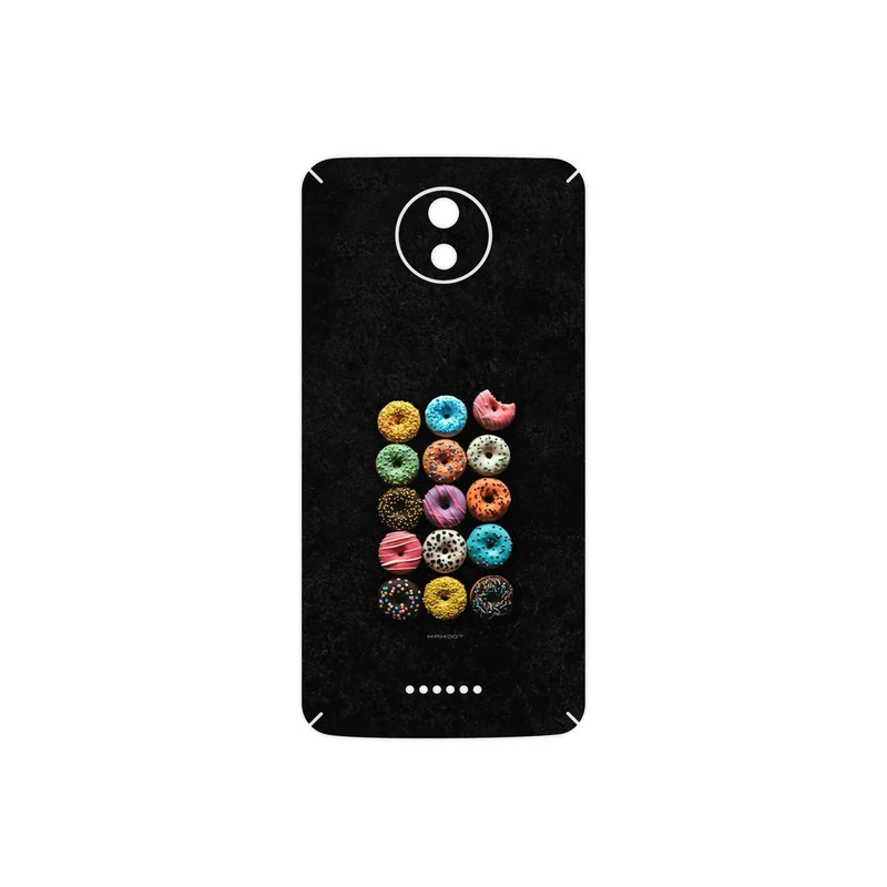 برچسب پوششی ماهوت مدل Doughnut مناسب برای گوشی موبایل موتورولا Moto C Plus