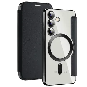 Masir Leather Cover With Magsafe suitable for Samsung Galaxy S23 FE