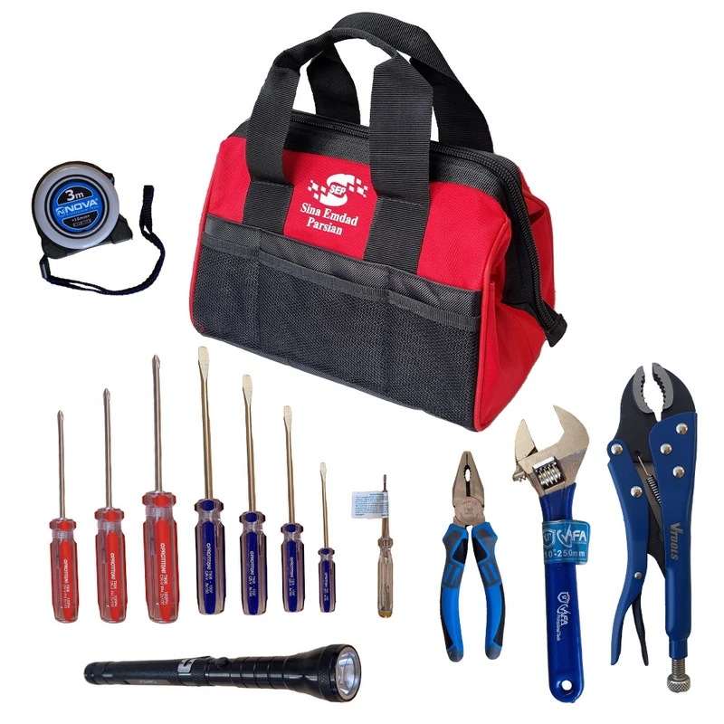 مجموعه 14 عددی ابزار سینا امداد مدل CA012