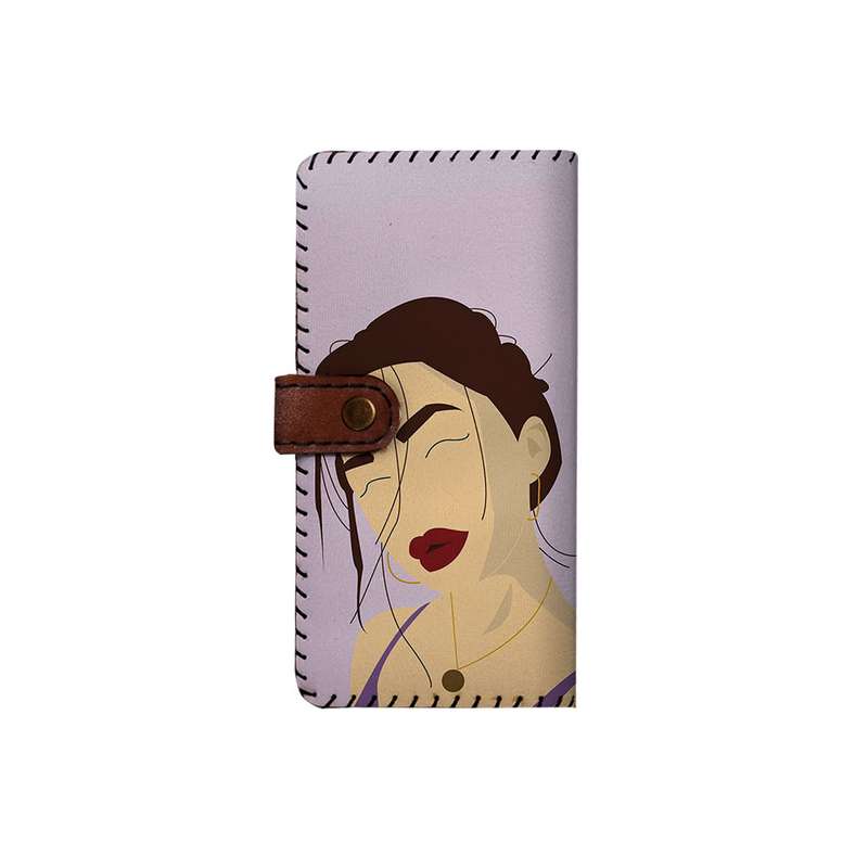 کیف پول زنانه ترمه طراحان ایده مدل بنددار کد adc050