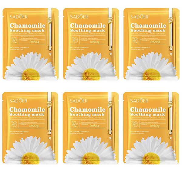ماسک صورت سادور مدل بابونه وزن 25 گرم بسته 6 عددی