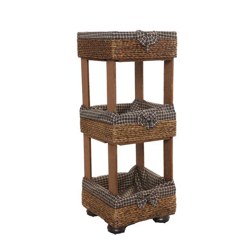 سبد سیب زمینی و پیاز مدل سه طبقه مربع کد ۰۱