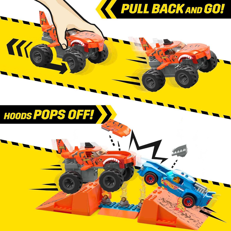 ساختنی مگا مدل Tiger Shark Chomp Course Hot Wheels کد HKF88