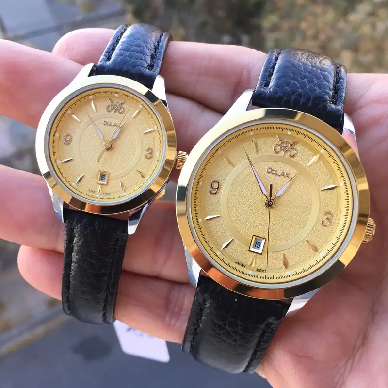 ست ساعت مچی عقربه ای زنانه و مردانه اوبلاک مدل 72699